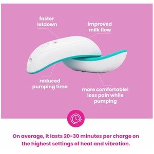 White and Teal Lactation Massage